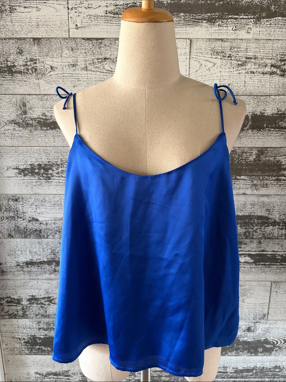 NWT Wild Fable Blue Tie-Strap Women's Cami Top